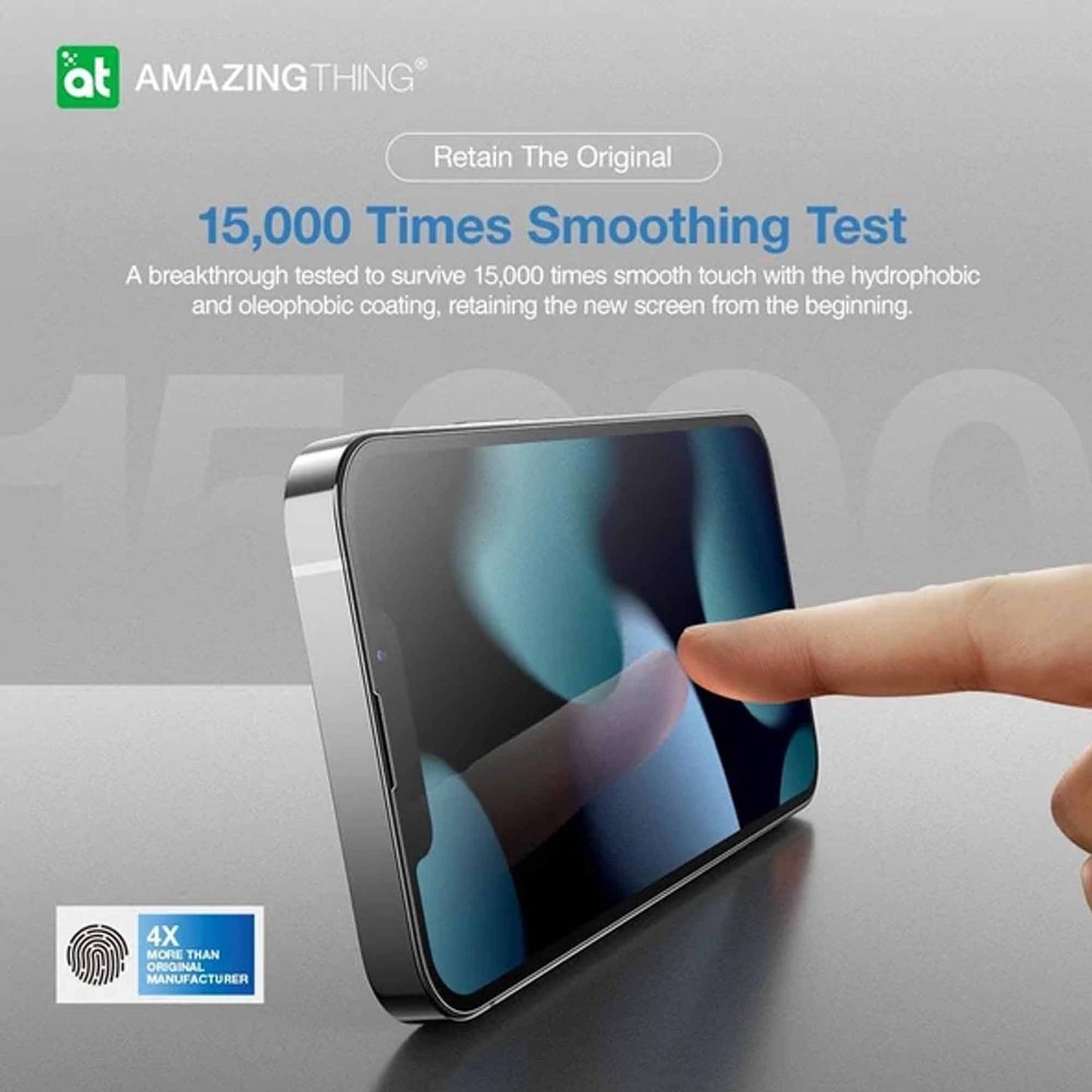 AMAZINGthing RADIX SUPREME GLASS for iPhone 13/13 Pro (6.1) Full Glass Matte 0.3mm 2.75D