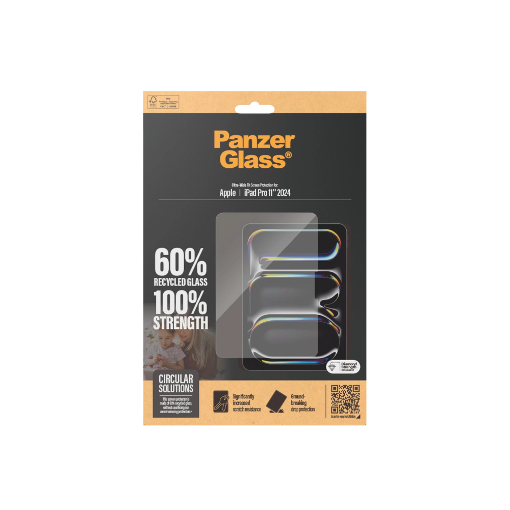 PanzerGlass® Screen  Protector iPad Pro 11  2024 | Ultra-Wide Fit