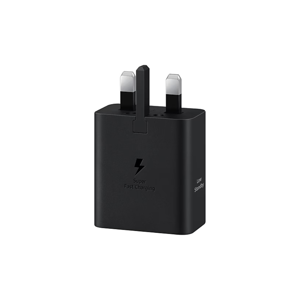 Samsung 25W Power Adapter (USB-C) WO Cable - Black