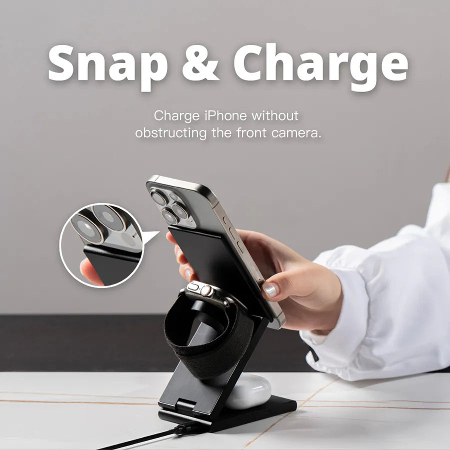 ADAM elements Mag Z Magnetic 3in1 Foldable Travel Charging Station