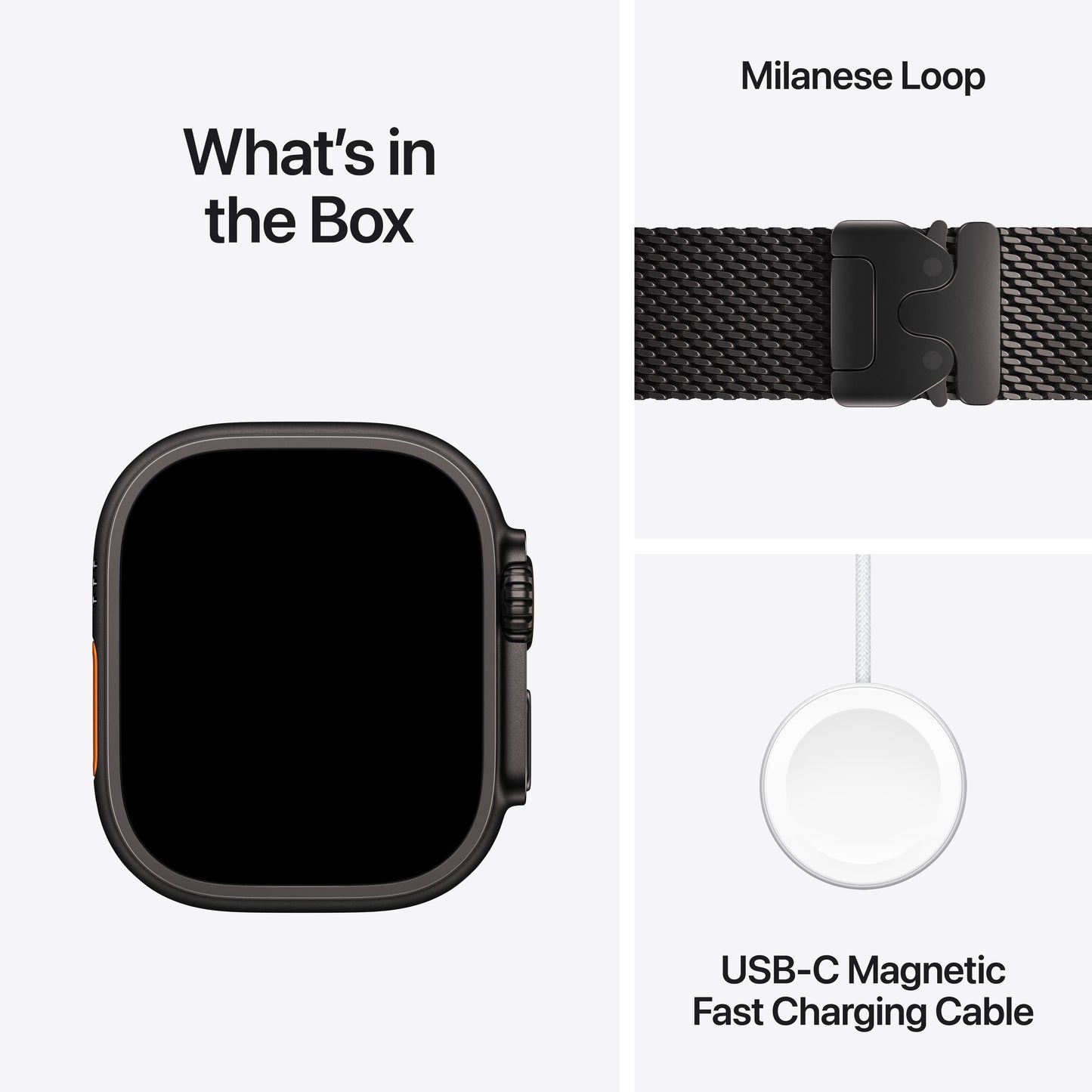 Apple Watch Ultra 4 with Milanese Loop