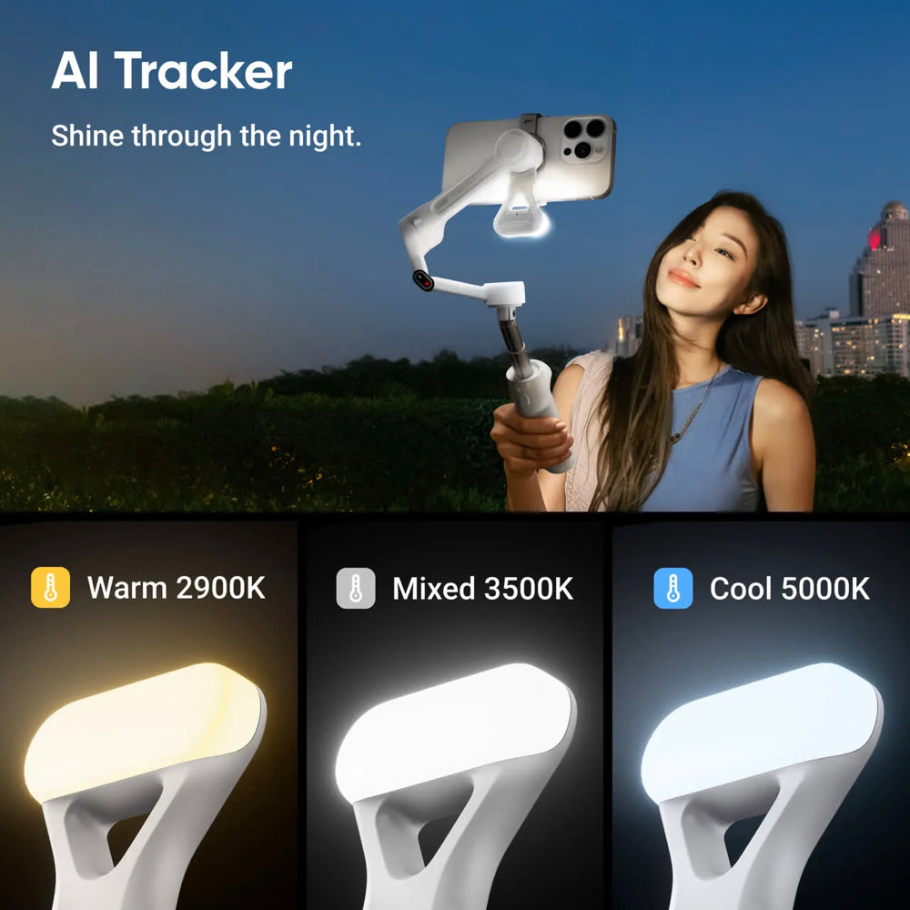 Insta360 Flow 2 AI Tracker Bundle (Grey)