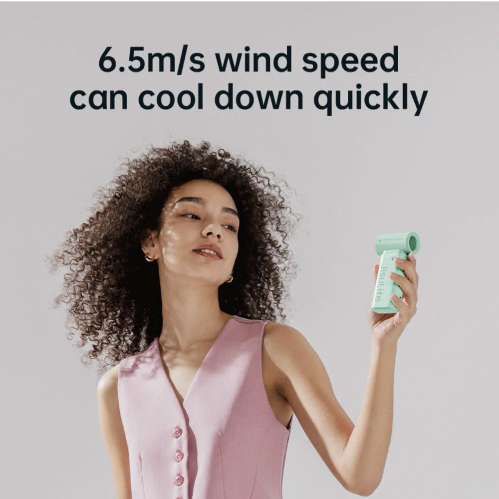 Jisulife HandHeld Fan Life9 - Mint Green