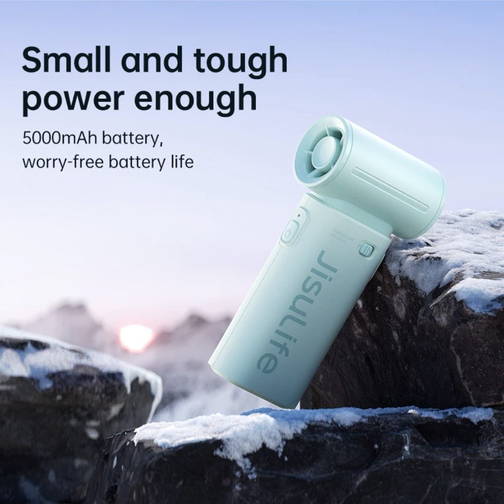 Jisulife HandHeld Fan Life9 - Mint Green