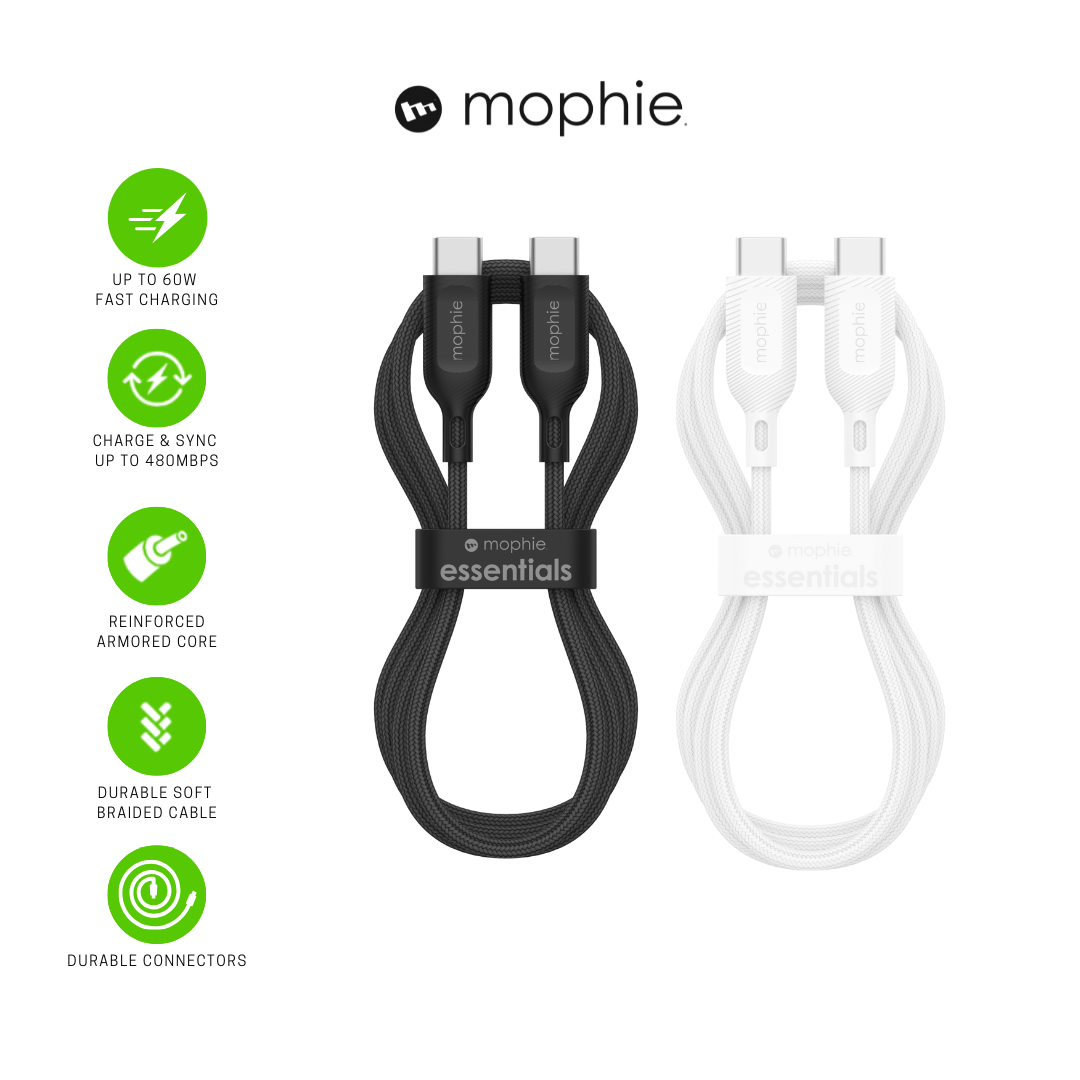 Mophie Cable Essential USBC 60W Black
