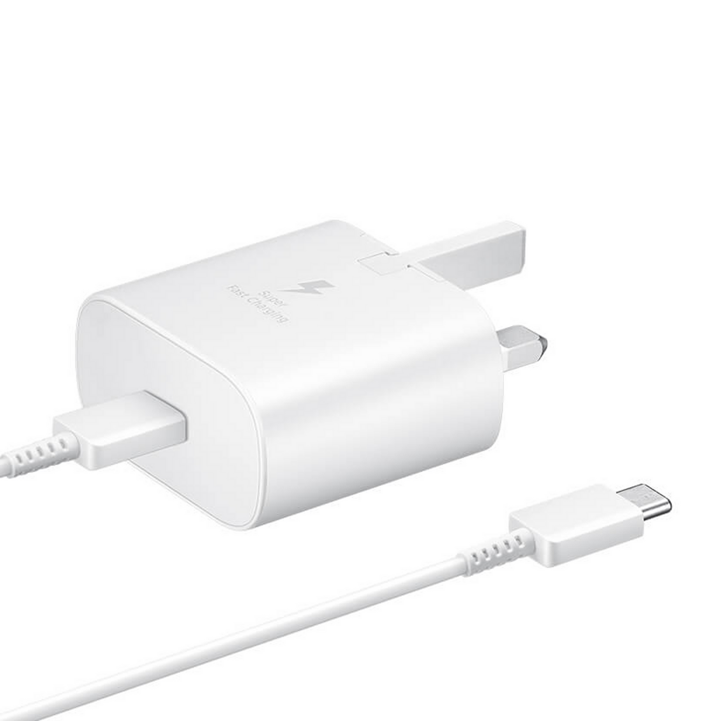 Samsung 25W Power Adapter (USB-C) WO Cable - White
