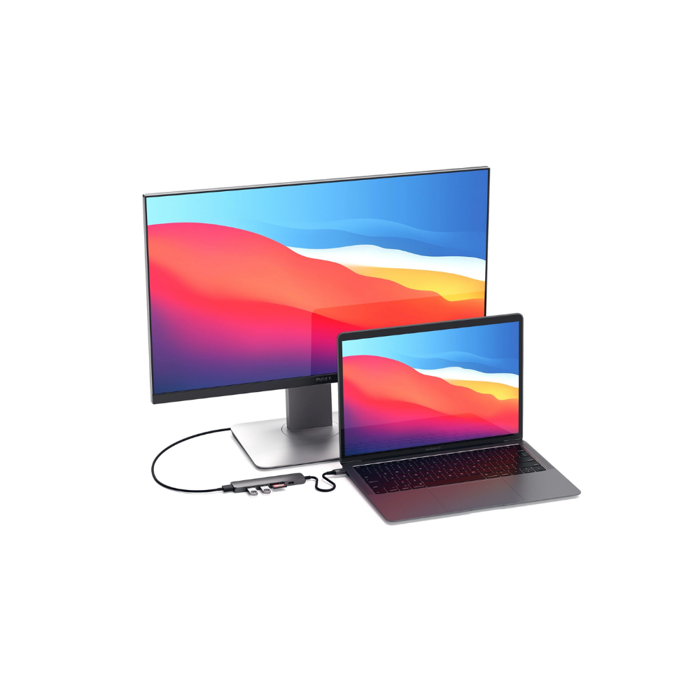 Satechi Type-C Slim Multimedia Adapter V2 (Space Grey)