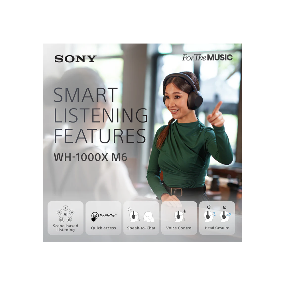 Sony WH-1000XM6 Wireless Noise Cancelling Headphones