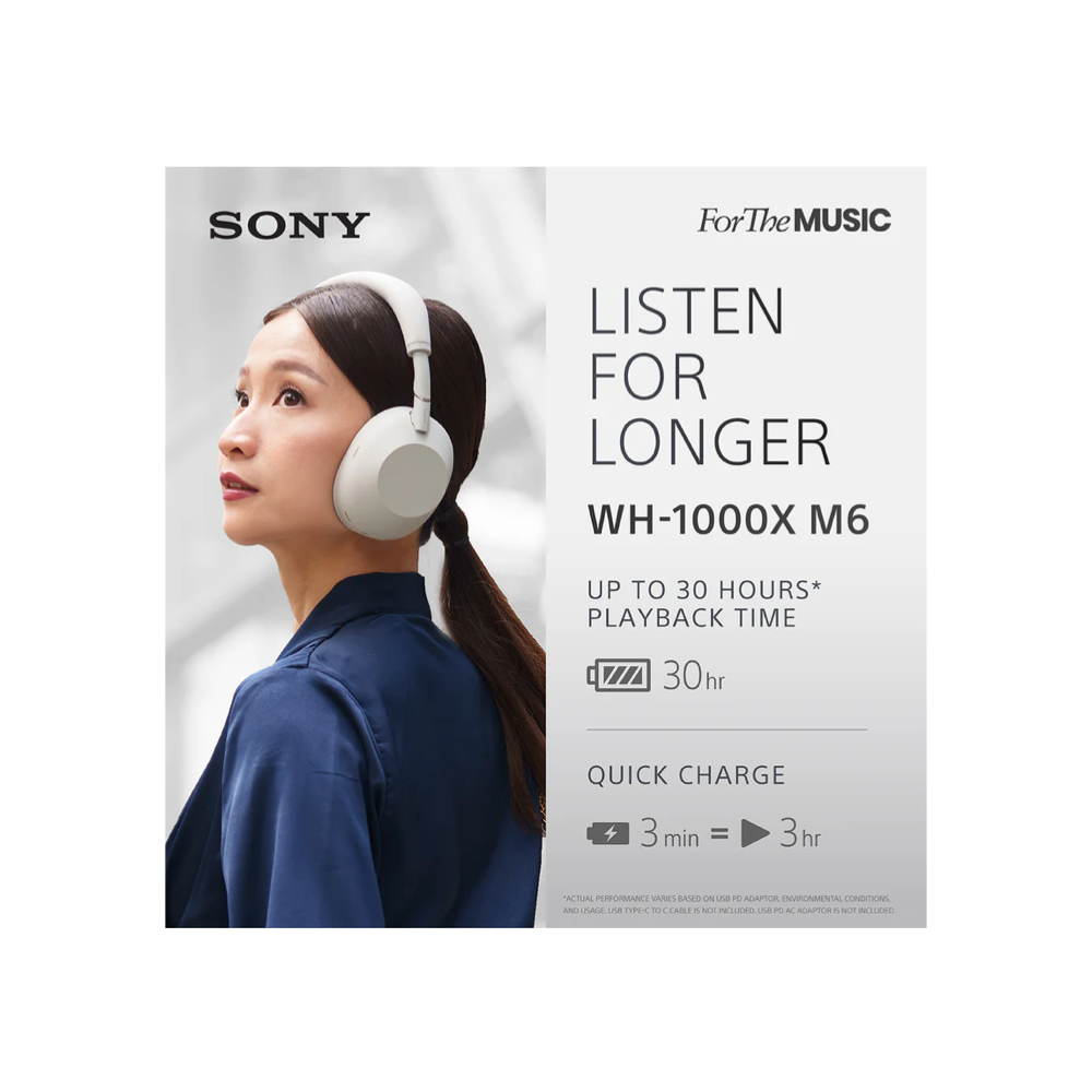 Sony WH-1000XM6 Wireless Noise Cancelling Headphones