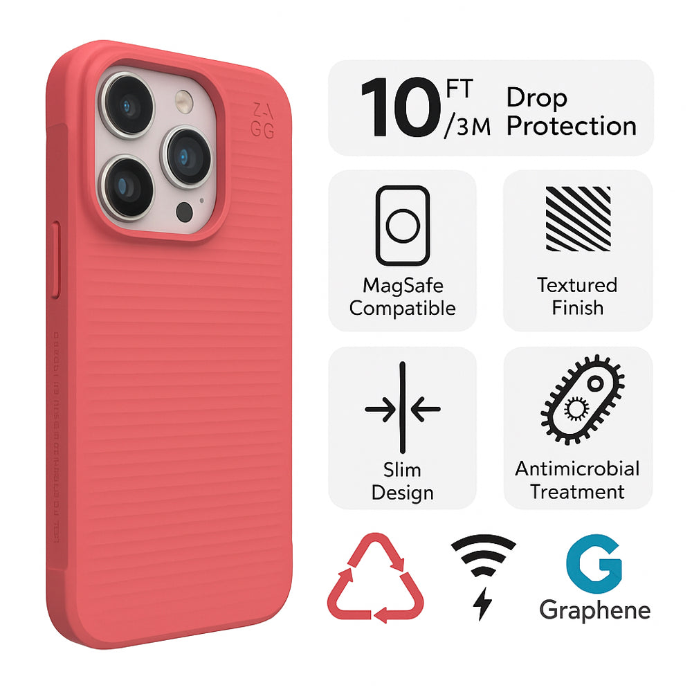 ZAGG Cases Luxe Snap PCR Apple iPhone 15 Pro / Pro Max - Watermelon