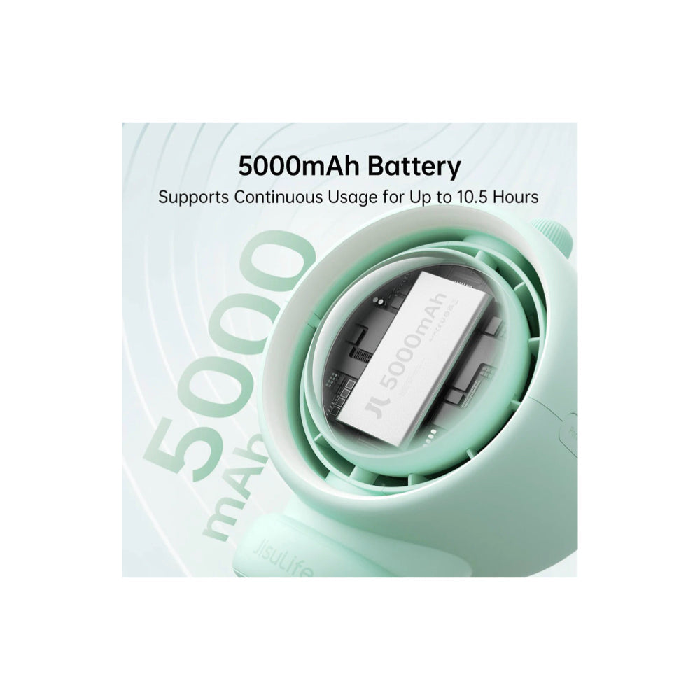 Jisulife Stroller Fan Life2S(5000mAh) (Life2S-GREEN) - Green