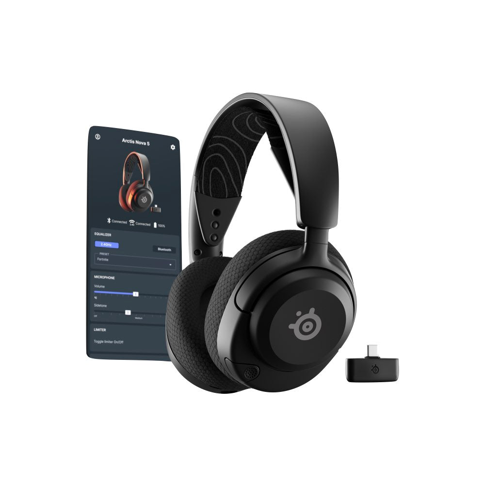 SteelSeries Arctics Nova 5 Wireless Headphone (Black)