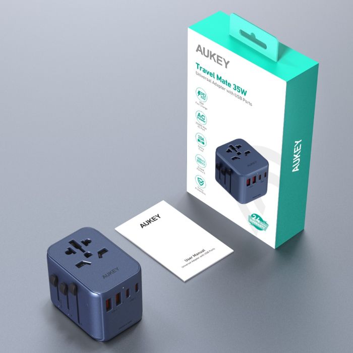 Aukey PA-TA07 35W Travel Mate Universal Adapter