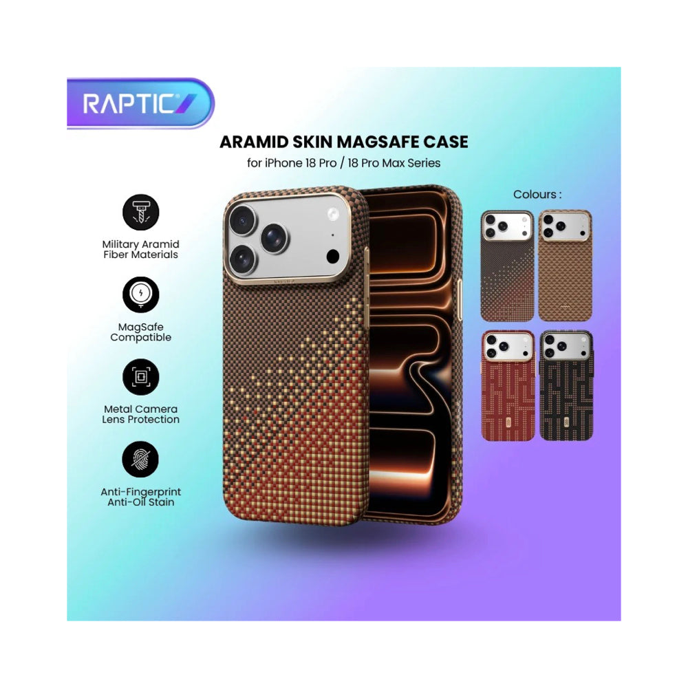 Raptic Aramid Skin for iPhone 18 Pro series