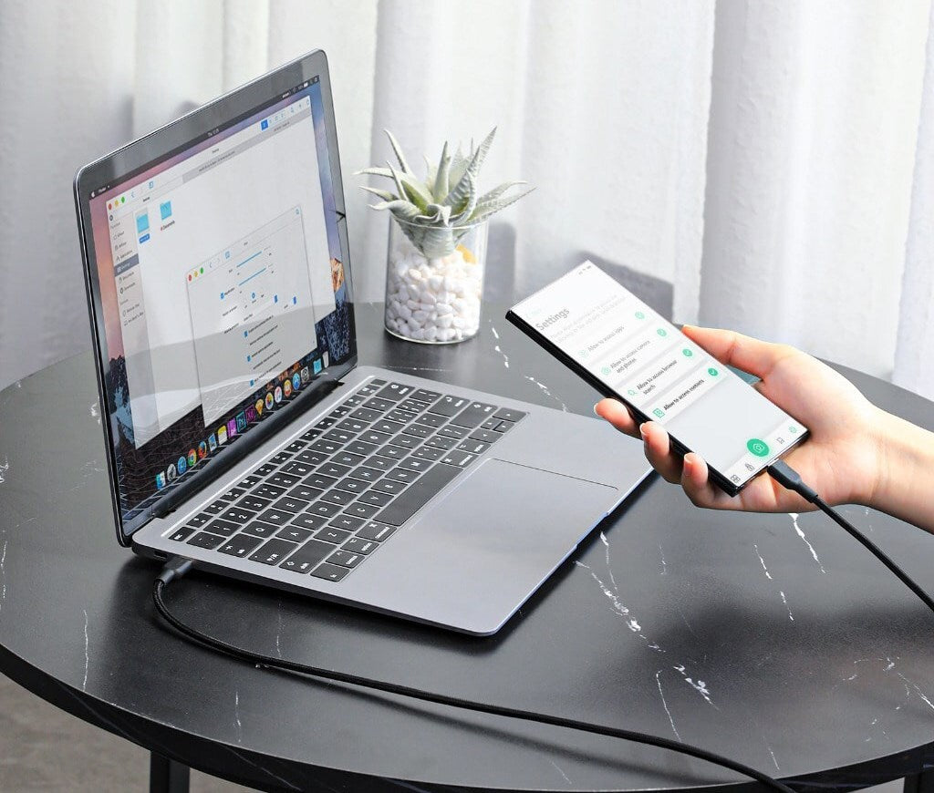 Aukey 1m Nylon Braided USB-C to USB-C Cable