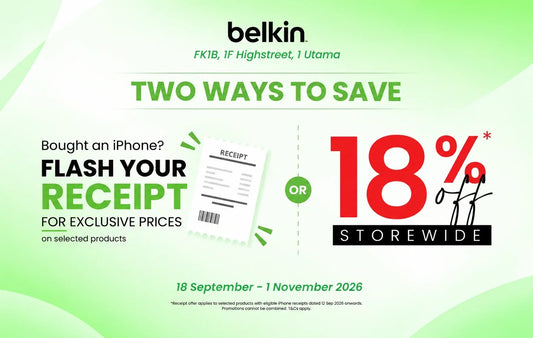 Complete Your New iPhone Setup with Exclusive Belkin Deals