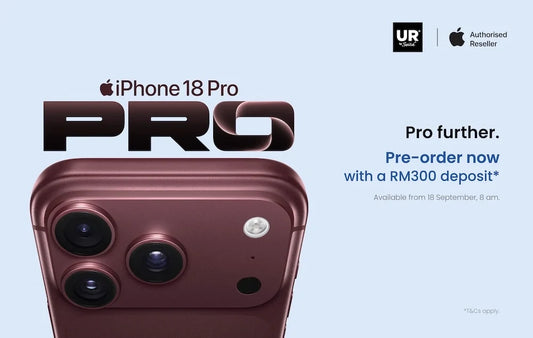 iPhone 18 Pro Pre-Order at Urban Republic: From RM5,499 + Exclusive PWP Deals