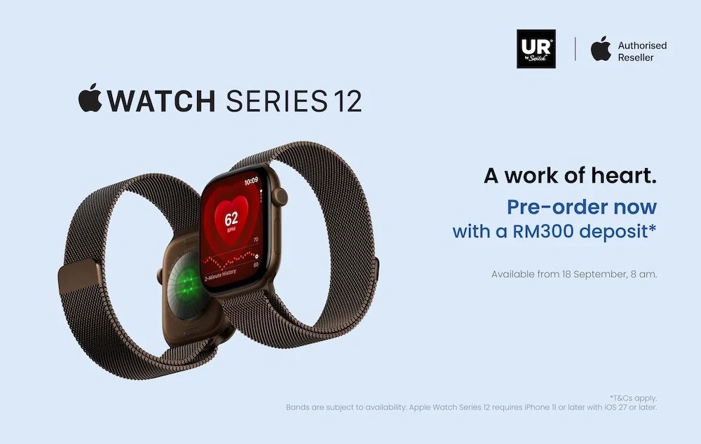 Apple Watch Series 12 Pre-Order at Urban Republic: From RM1,799 + Exclusive Deals