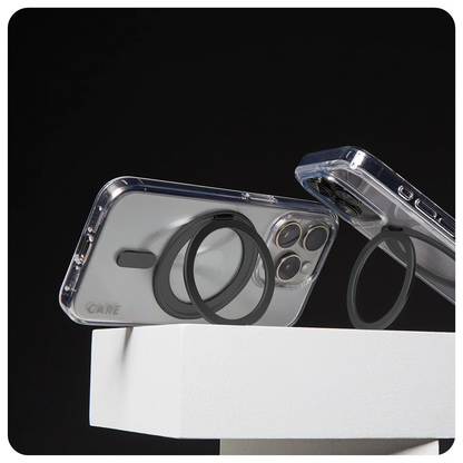 CARE by PanzerGlass® Case Feature Black Kickstand & MagSafe iPhone 16 Pro / 16 Pro Max