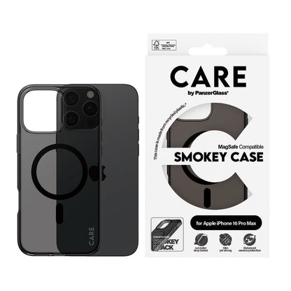 CARE by PanzerGlass® Case Flagship Smokey w. MagSafe iPhone 16 Series