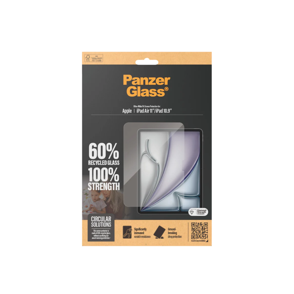 PanzerGlass® Screen Protector iPad Air 11 & iPad 10.9 |Ultra-Wide Fit