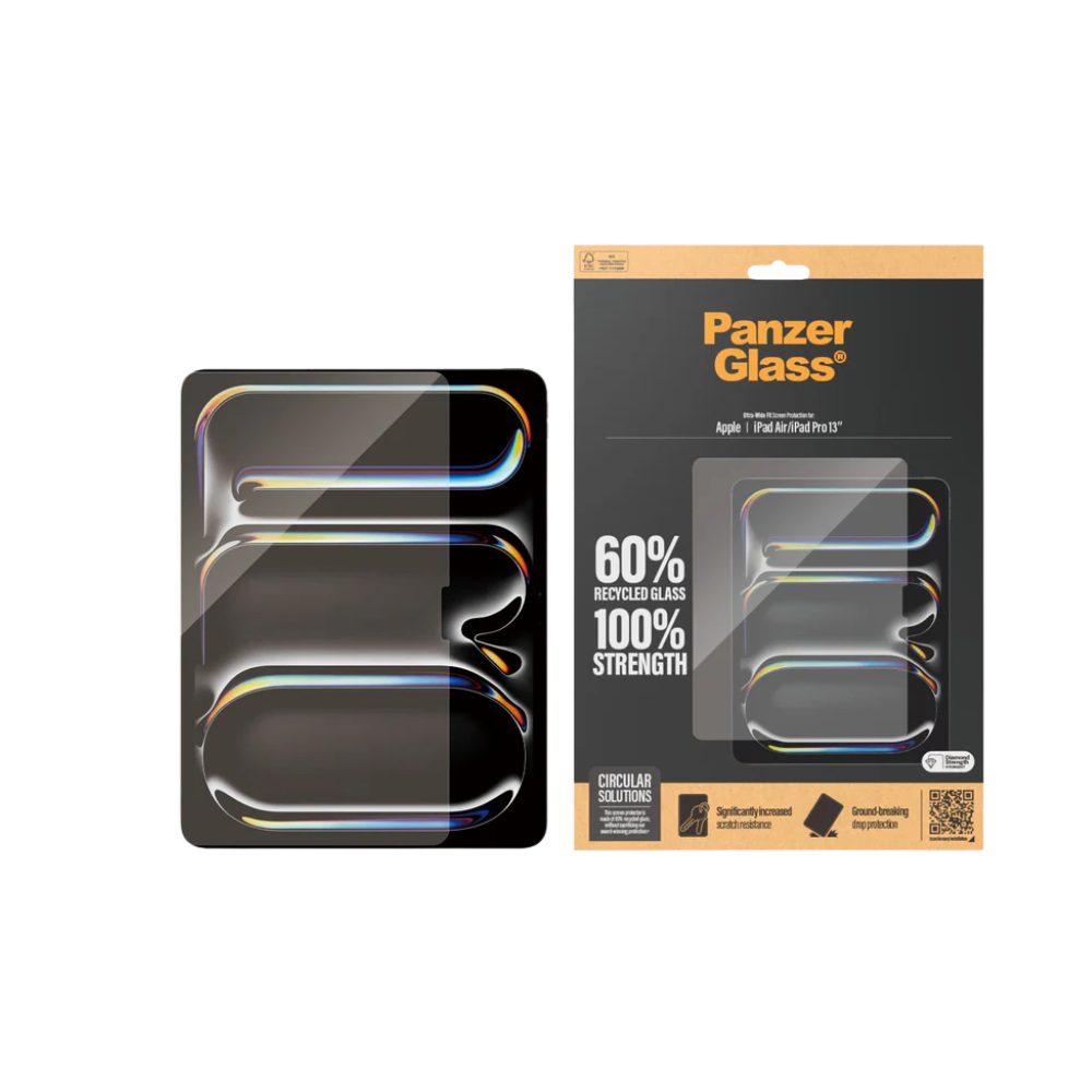 PanzerGlass® Screen Protector iPad Air/ iPad Pro 13 | Ultra-Wide Fit