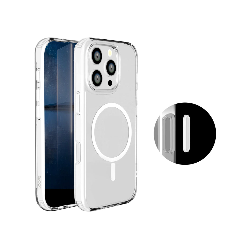 Loops Magsafe Case with Camera Control Button for iPhone 16 Pro Series