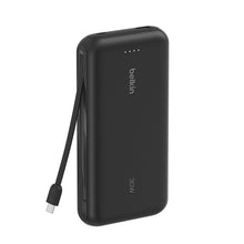 Belkin BoostCharge Power Bank 20K PD30W W/Integrated Cable - Black