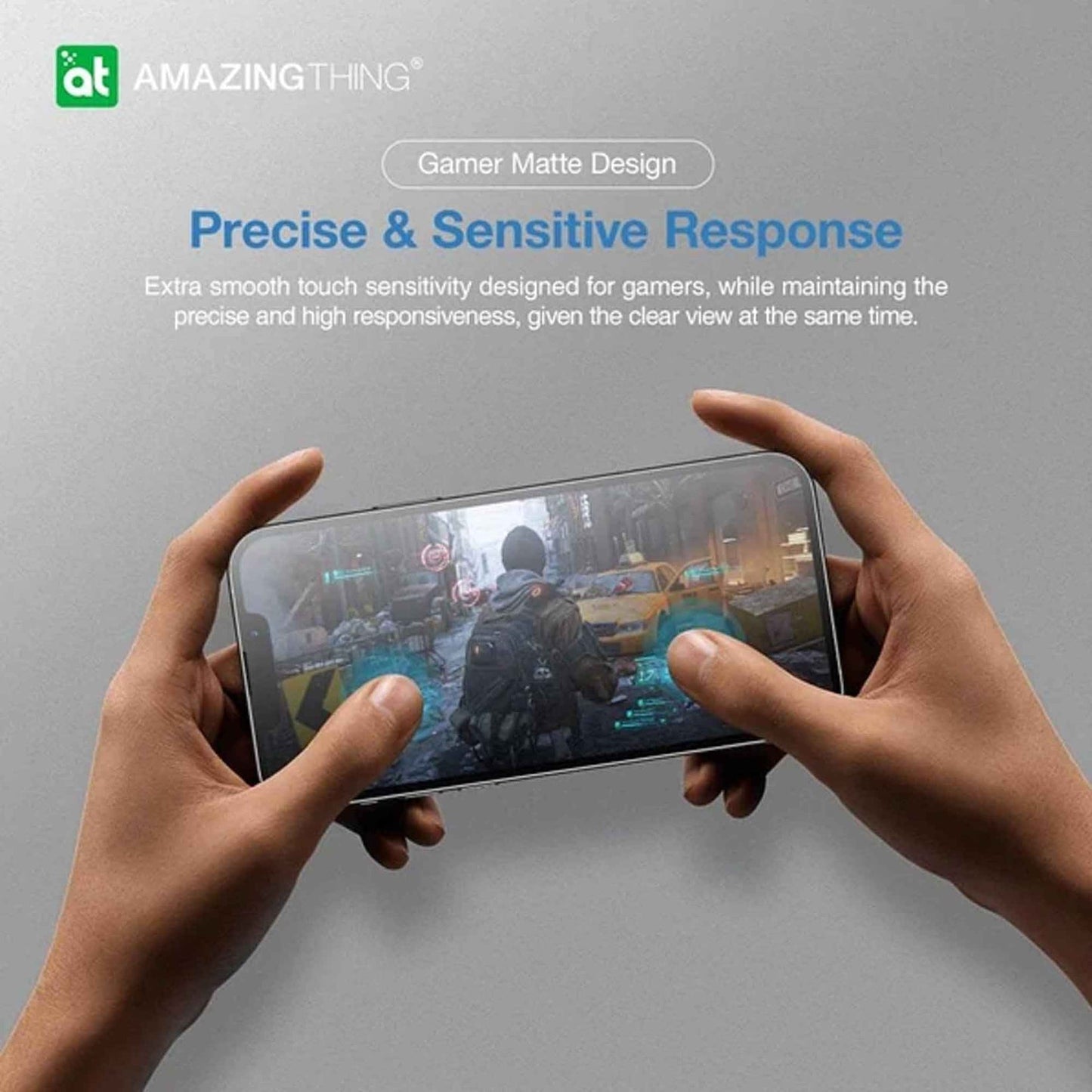 AMAZINGthing RADIX SUPREME GLASS for iPhone 13/13 Pro (6.1) Full Glass Matte 0.3mm 2.75D