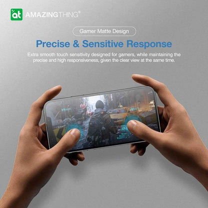 AMAZINGthing RADIX SUPREME GLASS for iPhone 13/13 Pro (6.1) Full Glass Matte 0.3mm 2.75D