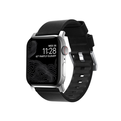 Nomad Moderm Active Leather Strap for Apple Watch 45/44/42mm (Series SE/7/6/5/4/3/2)