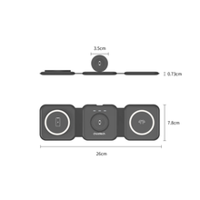 CHOETECH T588-F 3-in-1 Magnetic Wireless Charger 15W