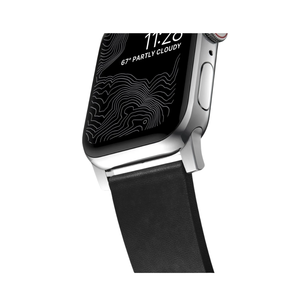 Nomad Moderm Active Leather Strap for Apple Watch 45/44/42mm (Series SE/7/6/5/4/3/2)