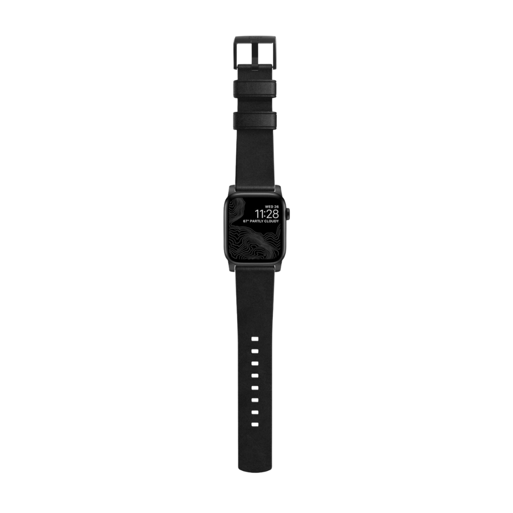 Nomad Modern Leather Strap for Apple Watch 45/44/42mm (Series SE/7/6/5/4/3/2)