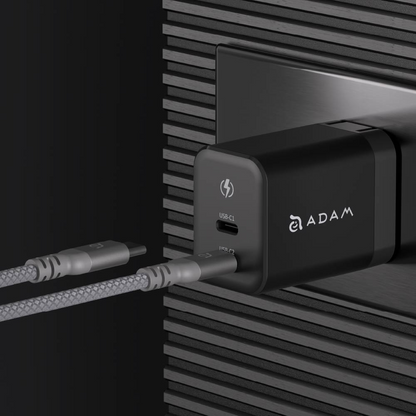 ADAM elements OMNIA X45C GaN 45W Dual USB-C Port Compact Wall Charger