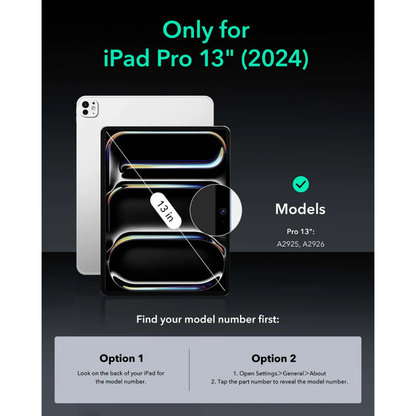 ESR Shift Magnetic Case iPad Pro 13 inch (2024)