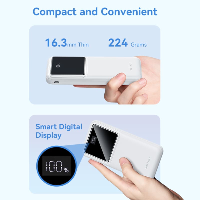 Vention Power Bank 22.5W LED Display Type