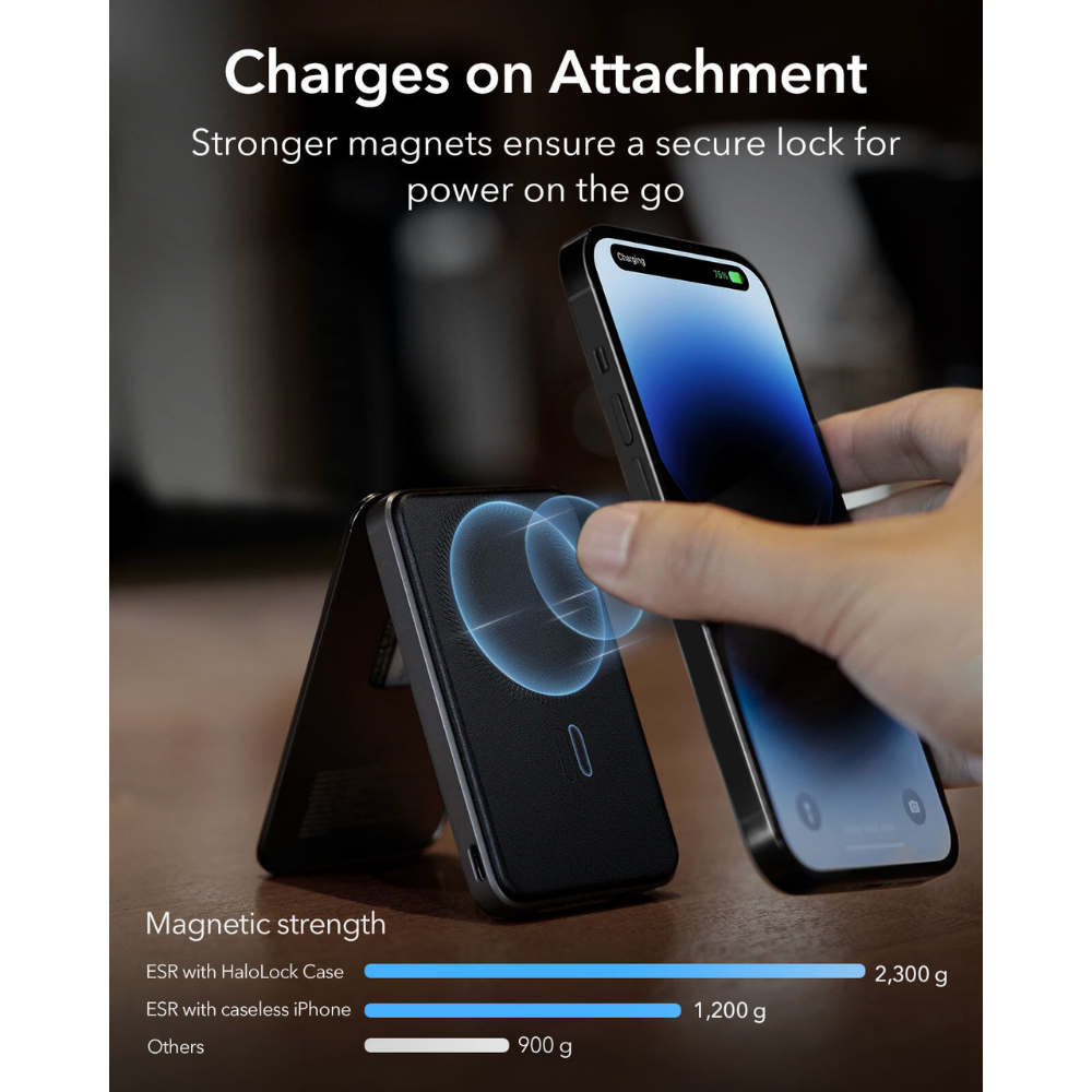ESR HaloLock Wireless Power Bank Wallet