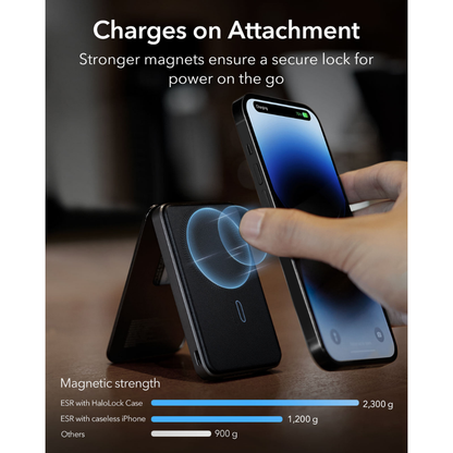 ESR HaloLock Wireless Power Bank Wallet