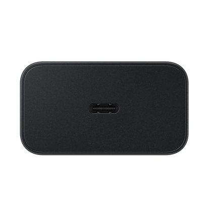 Samsung 25W Power Adapter (USB-C) WO Cable - Black