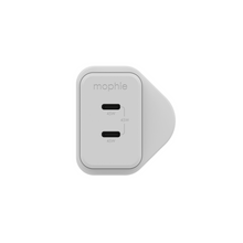 Mophie-ACC-Power Adapter-USB-C-PD-DUAL-45W-GAN-White-UK