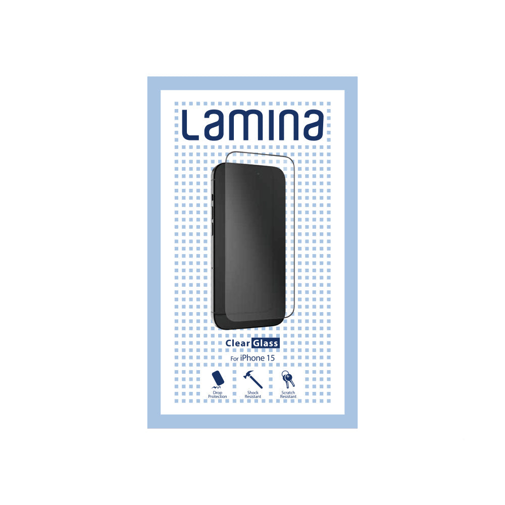 Lamina Tempered Glass for iPhone 15 Series - Clear