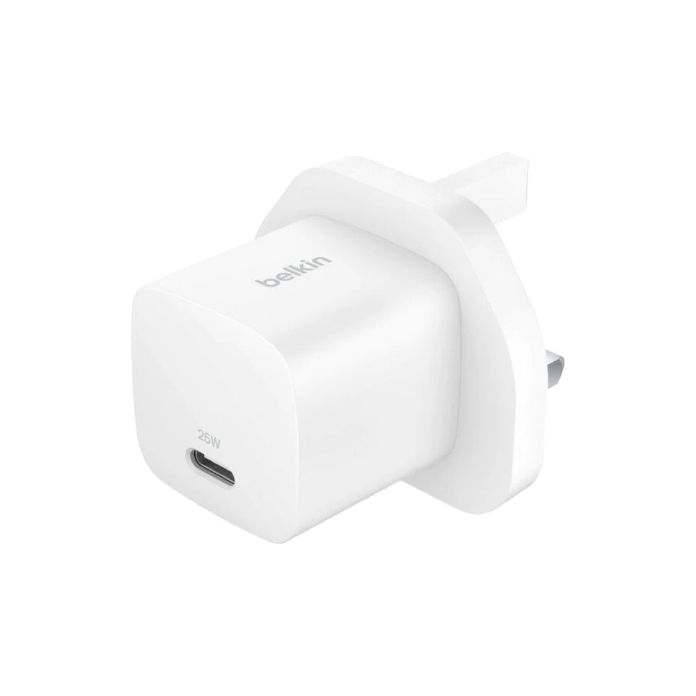 Belkin 25W USB-C PD Wall Charger with PPS, White