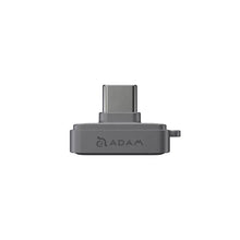 ADAM elements iKlips S USB-C Nano Touch Fingerprint SSD 256G (Grey)