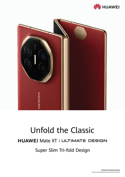 [UR] NEW - Huawei Mate XT Ultimate (16GB+1TB) Smartphone 2025 [Deposit RM 500]