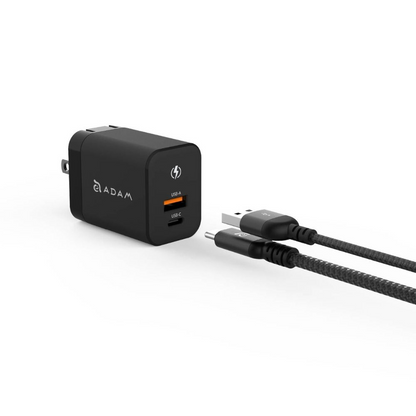 ADAM elements OMNIA X45A GaN 45W Dual Port Compact Wall Charger