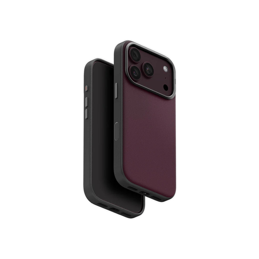 Uniq Lyden Ds Hybrid Magclick Charge Case for iPhone 18 Pro / Pro Max - Deep Maroon