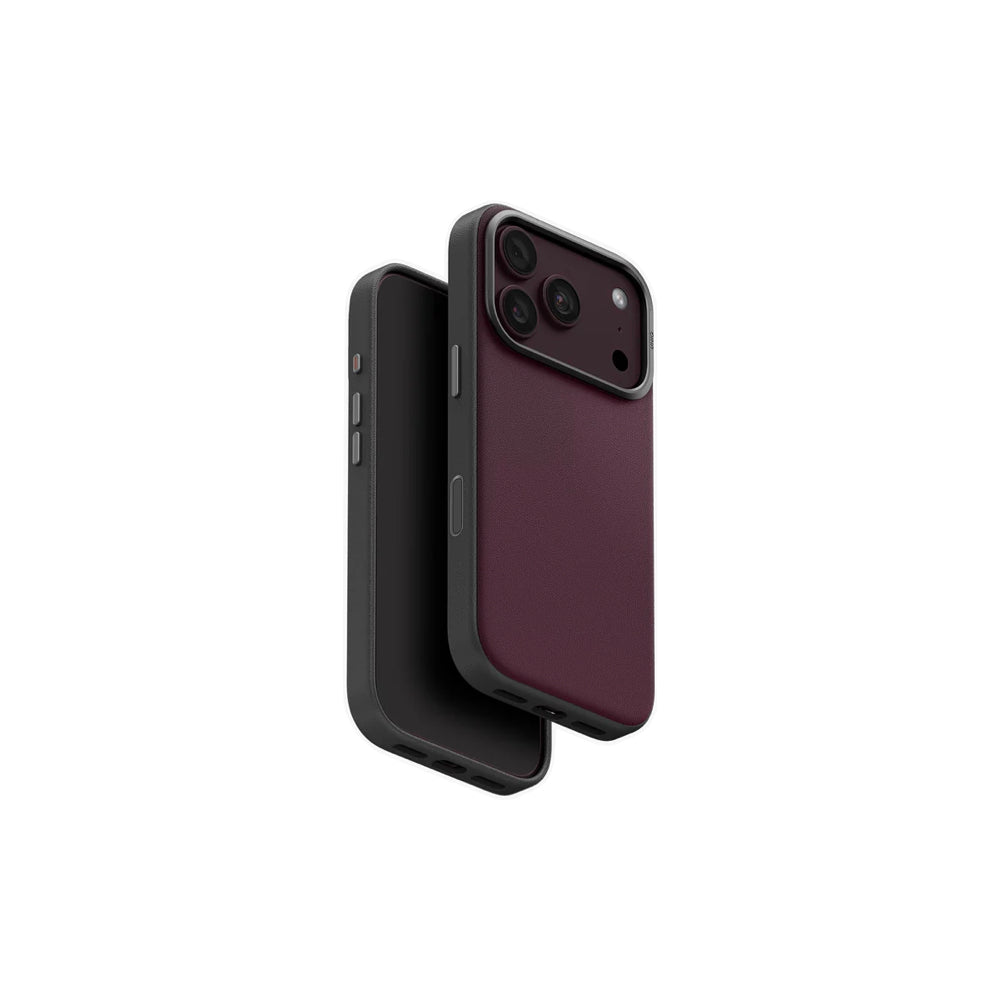 Uniq Lyden Ds Hybrid Magclick Charge Case for iPhone 18 Pro / Pro Max - Deep Maroon