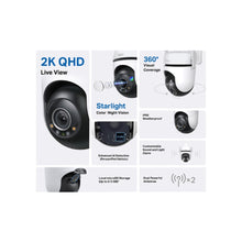 TPLINK IP Camera Outdoor 2K Qhd Pan/Tilt Security Wi-Fi With Starlight Color Night Vision ( TL-TAPO C520WS )