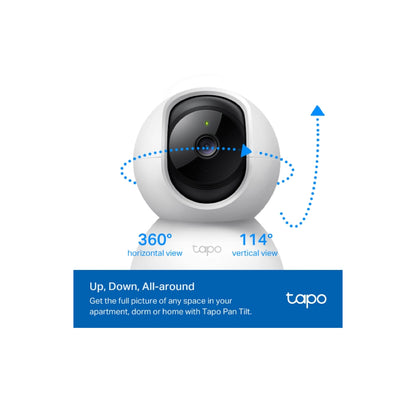 TPLINK IP Camera 1080P Full Hd Pan/Tilt 300Mbps Wifi Could Camera ( TL-TAPO C200 )